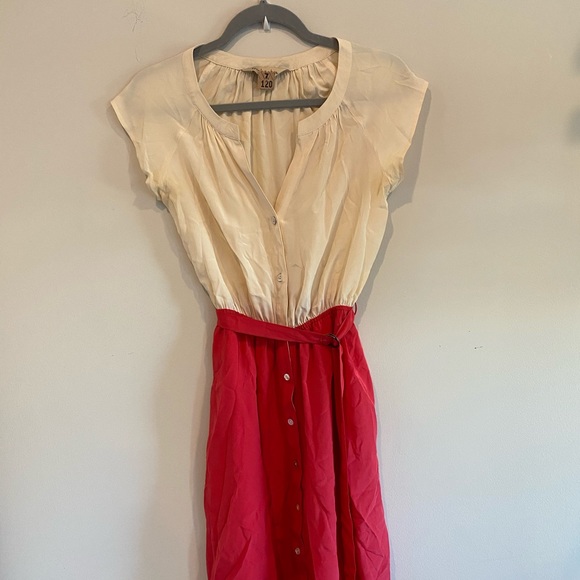 Hi-Lo Silk Dress - Picture 1 of 4